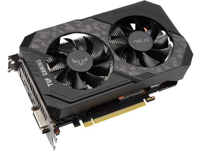 ASUS TUF Gaming GeForce GTX 1660 SUPER Overclocked 6GB Edition HDMI DP DVI Gaming Graphics Card (TUF-GTX1660S-O6G-GAMING)