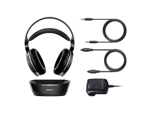 PHILIPS Digital Wireless Headphones for TV Watching Over Ear Stereo Headset High Resolution Home Cinema Sound Audio 24GHz RF Transmitter Wired