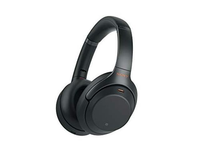 Sony WH1000XM3 Noise Cancelling Headphones Wireless Bluetooth Over the Ear Headset - Black (2018 Version)
