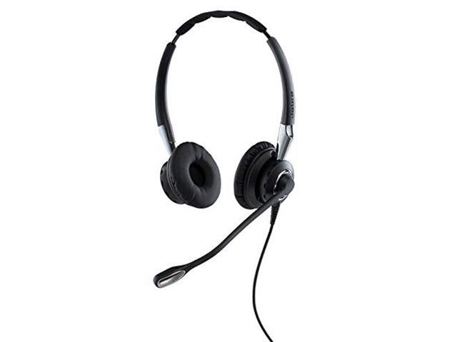 Jabra 2400 II USB DUO CC Wired Headset for Softphone with Noise Cancelling Microphone Optimized for Unified Communication