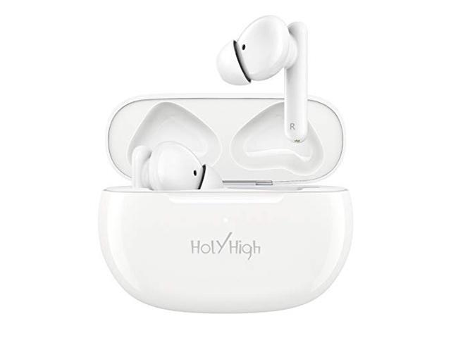 HolyHigh Wireless Headphones Bluetooth 50 Active Noise Cancelling Earphones IPX5 Waterproof ANC in-Ear Earbuds with 4 Built-in Mics Long Playtime
