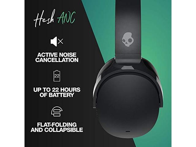 Skullcandy Hesh ANC Wireless Noise Cancelling Over-Ear Headphone - True Black