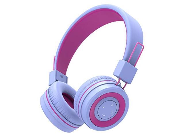 iClever BTH02 Kids Headphones Kids Wireless Headphones with MIC 22H Playtime Bluetooth 50 & Stereo Sound Foldable Adjustable Headband