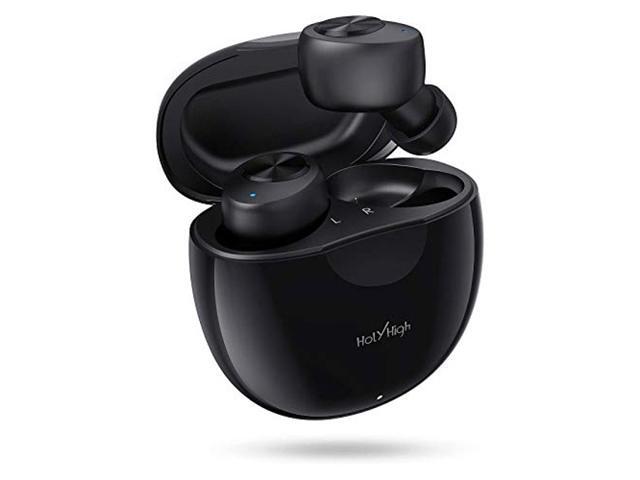 HolyHigh True Wireless Earbuds 50 Bluetooth Headphones Lightweight True Wireless Sports Headphones Small Waterproof Headphones in-Ear with Hi-Fi