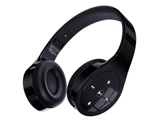Memzuoix Bluetooth Headphones Unique Wireless Headset Over-Ear with Gesture Touch Control Hi-Fi Sound and Soft Earpads Built-in Mic