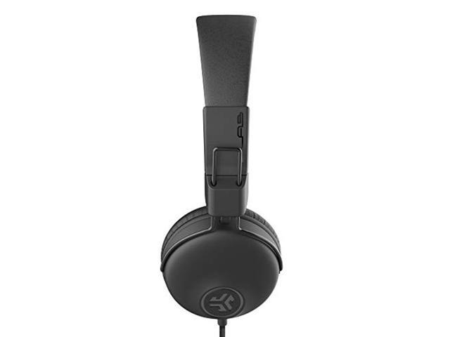 JLab Audio Studio On-Ear Headphones Wired Headphones Tangle Free Cord Ultra-Plush Faux Leather with Cloud Foam Cushions 40mm Neodymium
