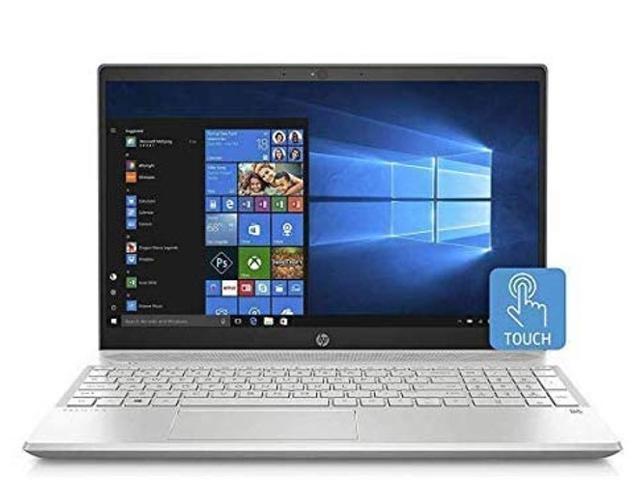 HP Touch 15-CW100 Slim High Performance Laptop in Silver Ryzen 7 Quad Core up to 4GHz 12GB 512GB SSD 156in HD BO Audio Vega 10 Graphics (Renewed)