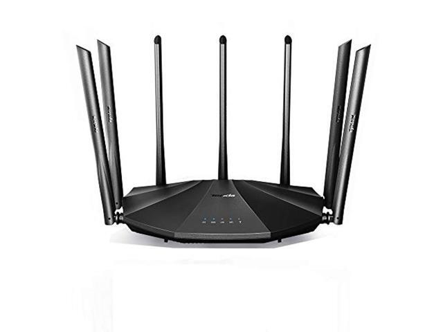 Tenda AC23 Smart WiFi Router - Dual Band Gigabit Wireless (up to 2033 Mbps) Internet Router for Home 4X4 MU-MIMO Technology Up to 1400 sq ft