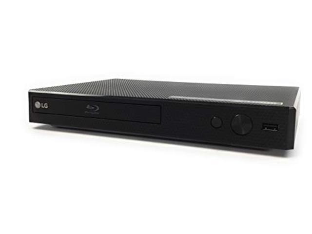 LG BP350 Blu-ray Disc & DVD Player Full HD 1080p Upscaling with Streaming Services Built-in Wi-Fi HDMI Output and Smart HI-FI-Compatible Bundled