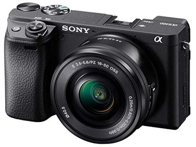 Sony Alpha a6400 Mirrorless Camera: Compact APS-C Interchangeable Lens Digital Camera with Real-Time Eye Auto Focus 4K Video Flip Screen & 