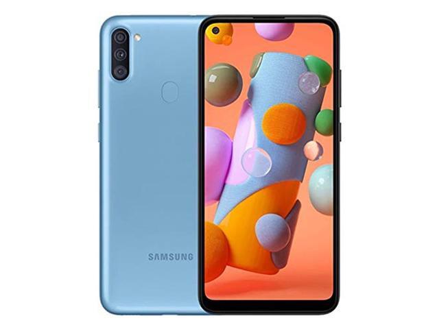 Samsung Galaxy A11 (64GB 3GB) 64' HD+ Snapdragon 450 Long-Lasting Battery Dual SIM GSM Unlocked (US + Global) 4G Volte A115M/DS (Fast Car