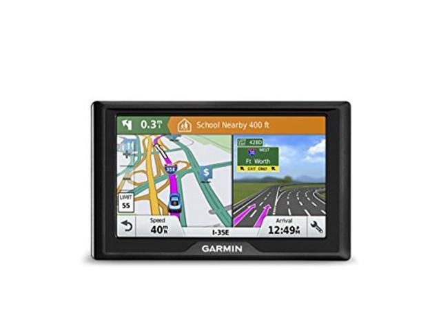 Garmin Drive 51 USA LM GPS Navigator System with Lifetime Maps Spoken Turn-By-Turn Directions Direct Access Driver Alerts TripAdvisor and