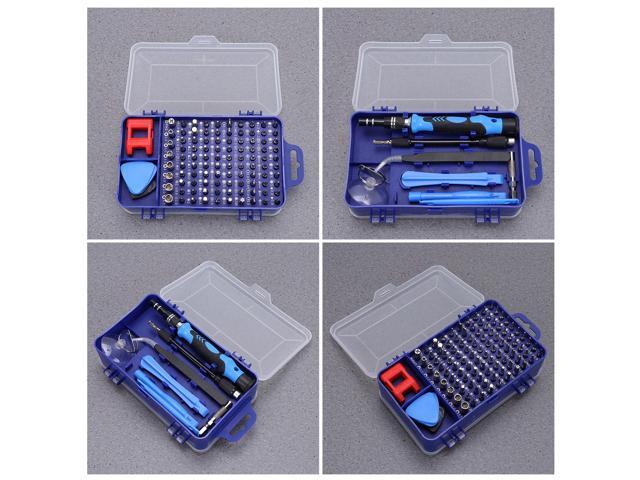 Multi Screwdriver Set 115-in-1 Multi-purpose Equipment Disassembly And Repair Kit Vanadium Steel Screwdriver Set (Red)