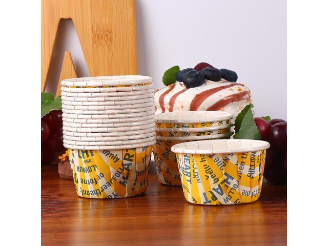 50pcs Kitchen Cake Mold Paper Cupcake Wrappers Cake Decorating Tools Muffin Boxes Cakes Cups for Party Baking (Green)