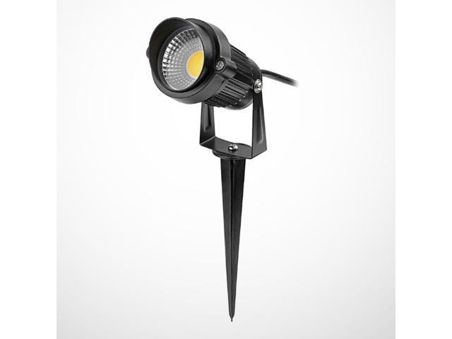 Outdoor LED Spotlight Waterproof COB Stake Lights Landscape Floodlight for Yard Garden Decor (Warm Light)