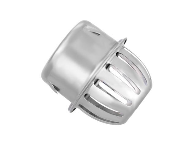 Stainless Steel Balcony Floor Drain Round Anti-Blocking Water Draining Ground Leakage for Home (75mm)