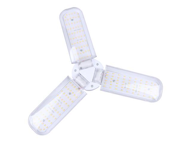 40W LED Plant Grow Clamp Light Lamp Foldable Three-leaf Design Lamp Indoor Succulent Growth Lamp for Home Use (Regular)