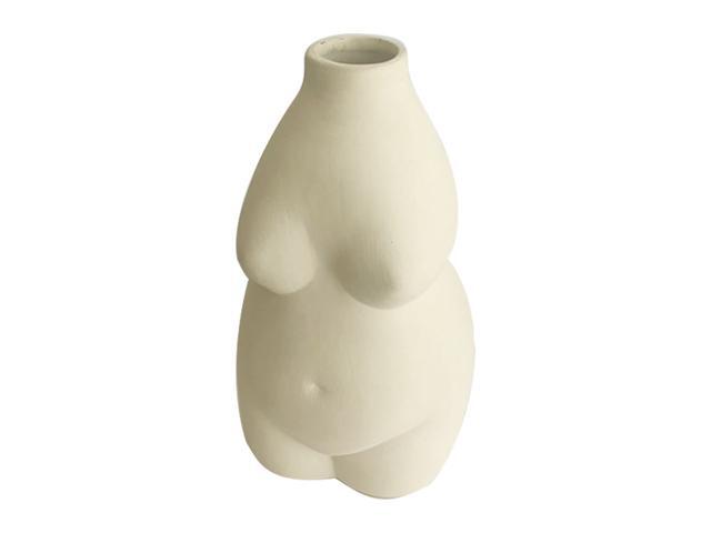 1Pc Ceramic Vase Nordic Style Flower Planter Flower Artistic Ornament Art Crafts