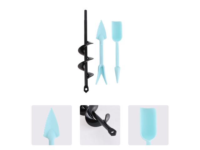 3pcs Gardening Spiral Auger Tool Practical Efficient Soil Loosening Auger Soil Loosening Tool