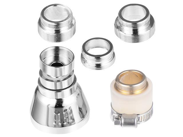 5pcs Kitchen Sink Aerator 360° Rotatable Faucet Sprayer Head 3 Modes Tap Head