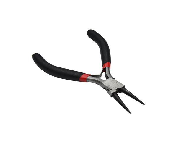 Mini Plier Round Nose Jewelry Pliers Solid Joint End Cutting Cushion Grip Wire Nipper Repair Tool