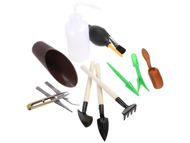13pcs Mini Garden Hand Tools Transplanting Tools Succulent Tools Miniature Planting Gardening Tool Set