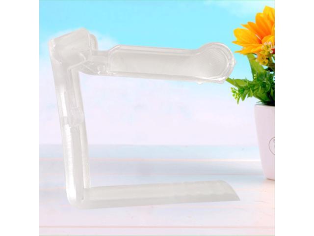 8Pcs Transparent Triangle Tablecloth Clips Adjustable Table Cloth Triangle Clamps