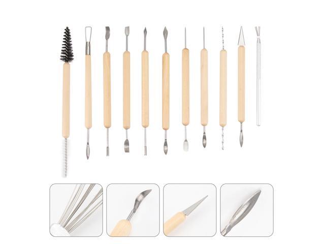 11pcs Durable Pottery Clay Sculpting Tools Carving Tools Set