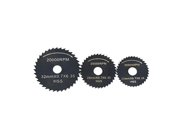 6PCS Mini HSS Cutting Wheel Cut Off Dics Circular Saw Slice 85MM Crosscut Slice for Rotary Tools