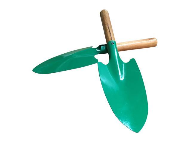 2Pcs Metal Handheld Trowel Homegrown Gardening Tool Flowerpot Shovel Break Spade Scoop for Garden Plant