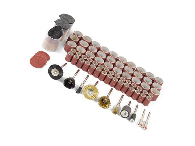 160 Pcs Wire Wheel Brush Set Polishing Wheels Abrasive Wheels Drill Accessory Kit for Rotary Tools