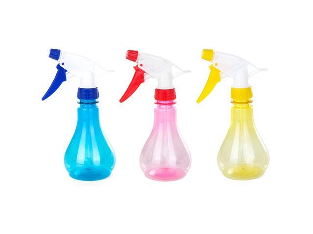 3PCS 250ML Plastic Watering Can Flowers Plants Watering Pot Garden Tools Hand Pressure Sprinkler Spray Cans (Random Color)