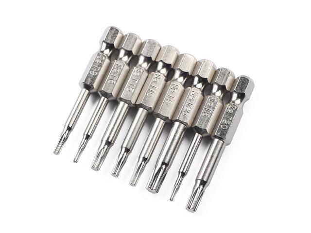 8 Pcs Torx Head Screw Driver Bit Magnetic Steel Torx Head Screwdriver Drill Set Bits