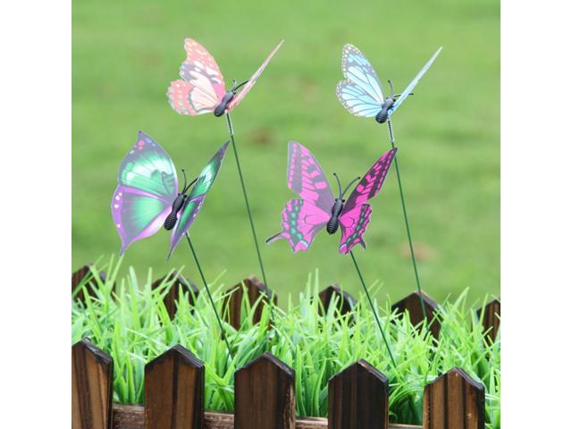 10pcs Artificial Fake Plastic Simulation for Home Garden Patio Decoration (Random Color)