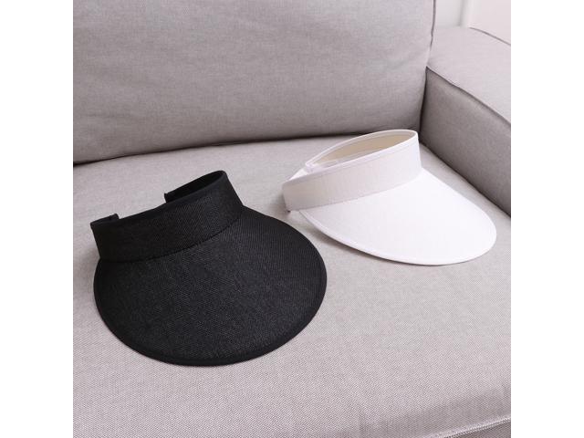 Blank Sun Visors Cap Adjustable Sports Sun Hat for Travel Exercises (Random Style)