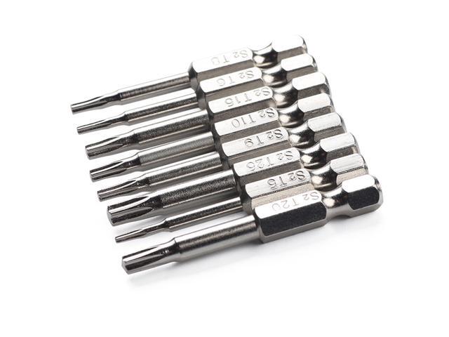 8 Pcs Torx Head Screw Driver Bit Magnetic Steel Torx Head Screwdriver Drill Set Bits