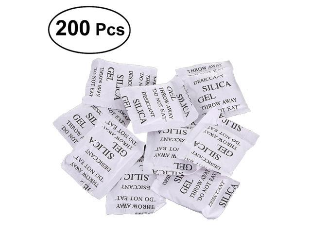 200 Packs 2g Silica Gel Desiccant Non Toxic Moisture Absorber Dry Damp-proof Corrosion Prevention