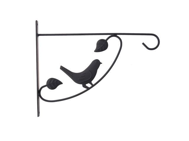 Hanging Plants Iron Bracket Wall Planter Hook Flower Pot Bird Feeder Hanger Fence Outdoor Indoor Patio Lawn Garden Shelf Fence
