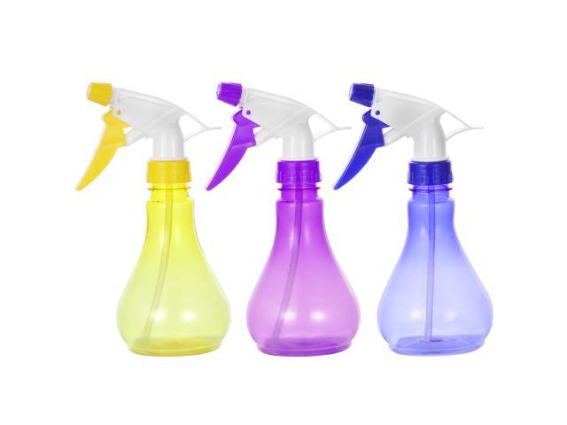 OUNONA 3PCS 250ML Plastic Watering Can Flowers Plants Watering Pot Garden Tools Hand Pressure Sprinkler Spray Cans (Random Color)