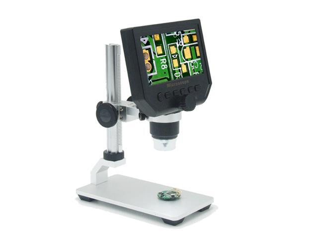Digital Portable HD 600X Microscope Continuous Magnifier 43 Inch Display LCD Magnifying Camera with US Plug