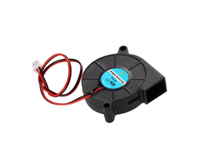 UEETEK DC 24V 3D Printer Blowing Fan for Cooling Heatsinks (Black)