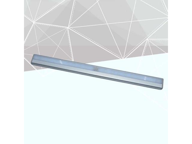 Cabinet Light Wardrobe Closet Lights Stick-on Anywhere Operated 20 LED Night Lights Bar Wardrobe Closet Drawer USB Charging Long Section(Cold White)