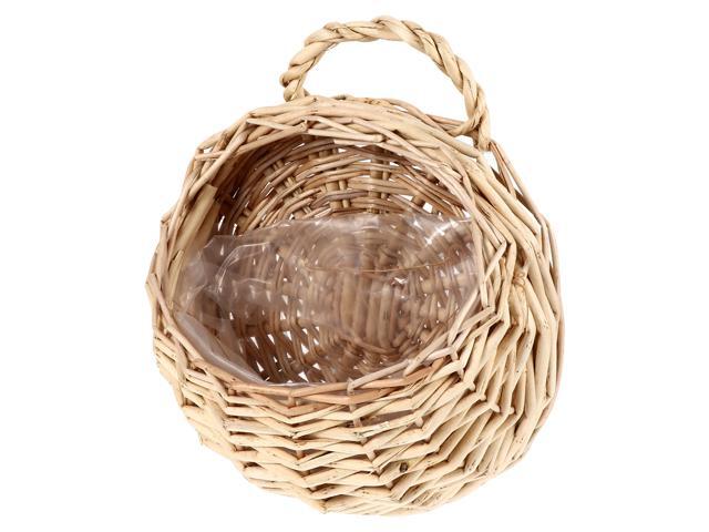 1Pc Exquisite Beautiful Delicate Plant Flower Basket Handmade Planter Woven Basket