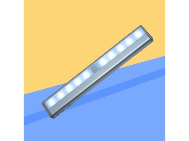 Cabinet Battery Pattern Light Wardrobe Closet Lights Stick-on Anywhere Operated 10 LED Night Lights Bar Wardrobe Closet Drawer Not Included