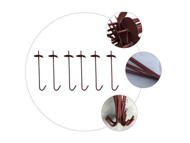 6Pcs Ground Anchor Canopies Shelter Tie Down Stake Gardening Supplies Greenhouse Anchor