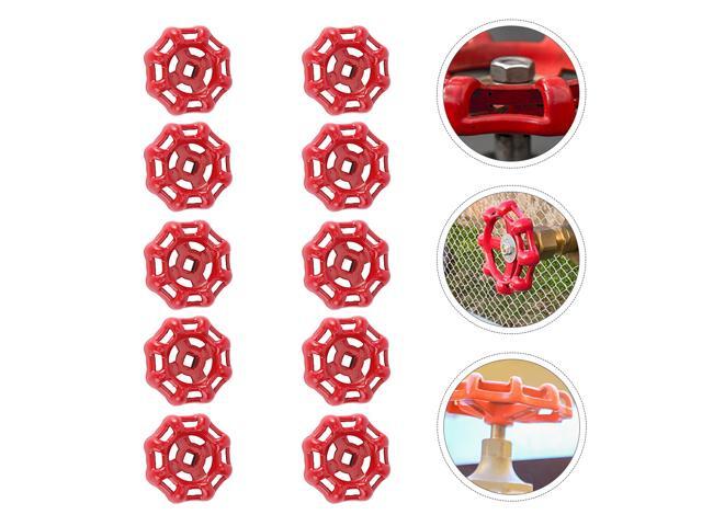10pcs Shutoff Handles Decorative Water Pipe Fittings Ball Hand Wheel Parts