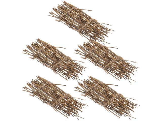 5pcs Gardening Prop Bamboo Fence Succulent Planter Decor for Home Children Garden Festival