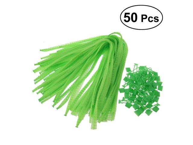 50 PCS Mesh Produce Bags Plastic Fruit Seafood Container Holder 60CM