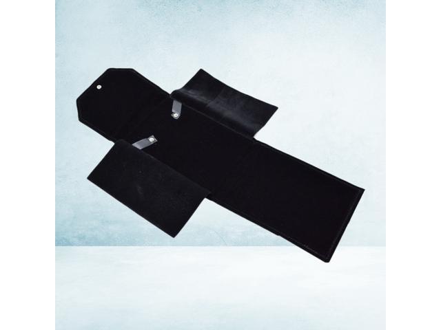 Black Lint Pendant Square Bag Jewelry Display Bag Necklace Organizer Holder Jewel Storage Pouch