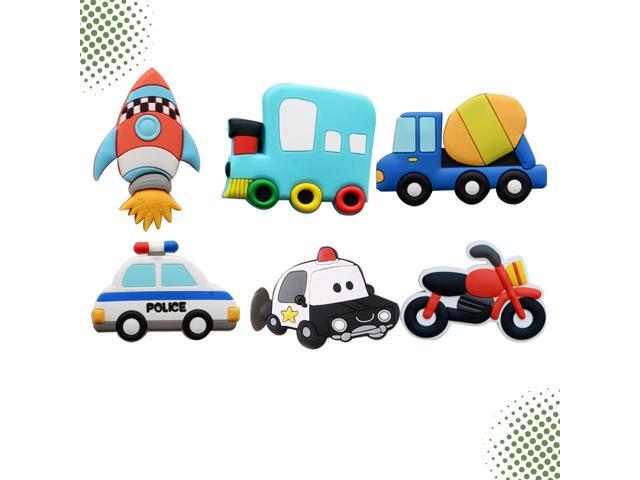6pcs Creative Refrigerator Magnets Whiteboard Blackboard Magnetic Stickers Teaching Early Education Magnetic Stickers for Home School